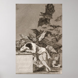Poster Goya - Sleep Of Reason Produit Monsters 1799