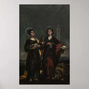 Poster Goya - Sv. Husta et St. Rufina 1817