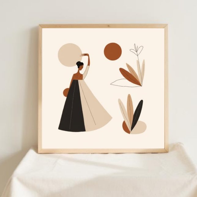 Poster Grâce au Clair de Lune (Créateur téléchargé)