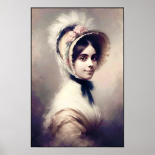 Poster Grâce de l'ère victorienne dans un portrait d'atel
