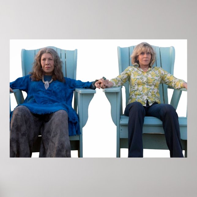 Poster Grace et Frankie Sitting (Devant)