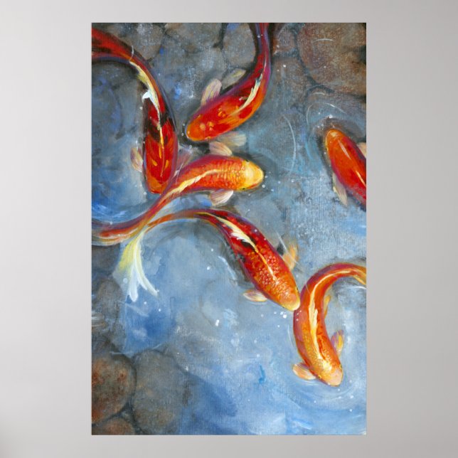 Poster Gracieux Koi II (Devant)