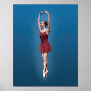 Poster Gracity Ballerina Sur Pointe
