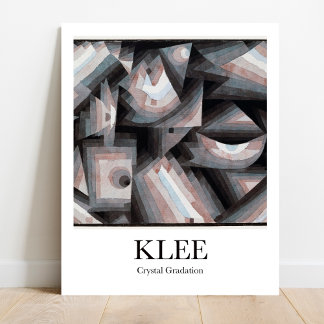 Poster gradation de cristal par Paul Klee