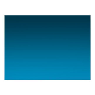 Poster Gradient Blue - light to deep | Mood Background |