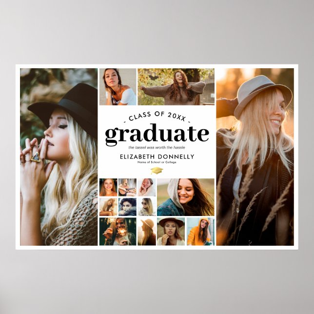 Poster Graduation 15 Photo Collage (Devant)