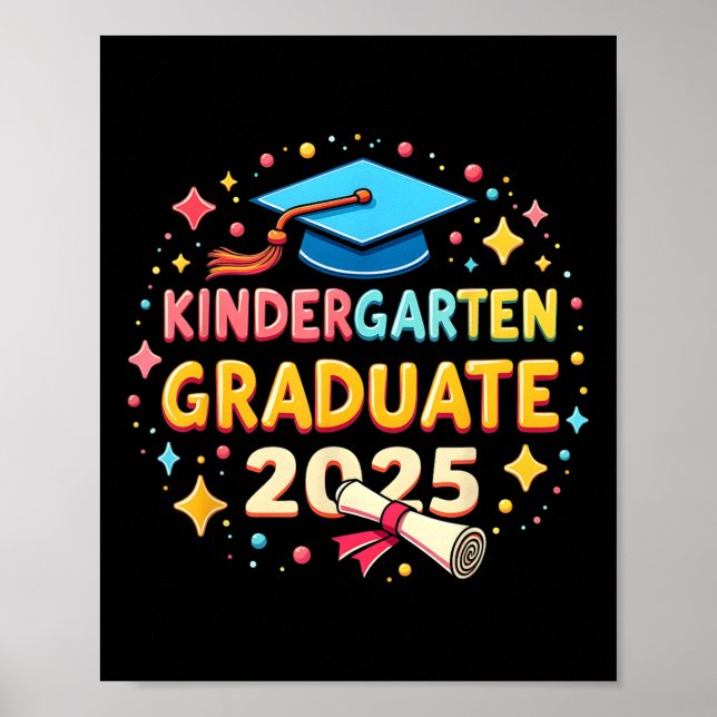 Poster Graduation 2025 Graduate Kids Boys Gi (Devant)