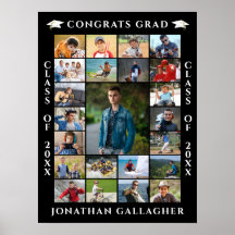 Graduation 23 Photo Collage Congrats Grad