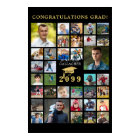 Graduation 35 Photo Collage Black Gold Casquette