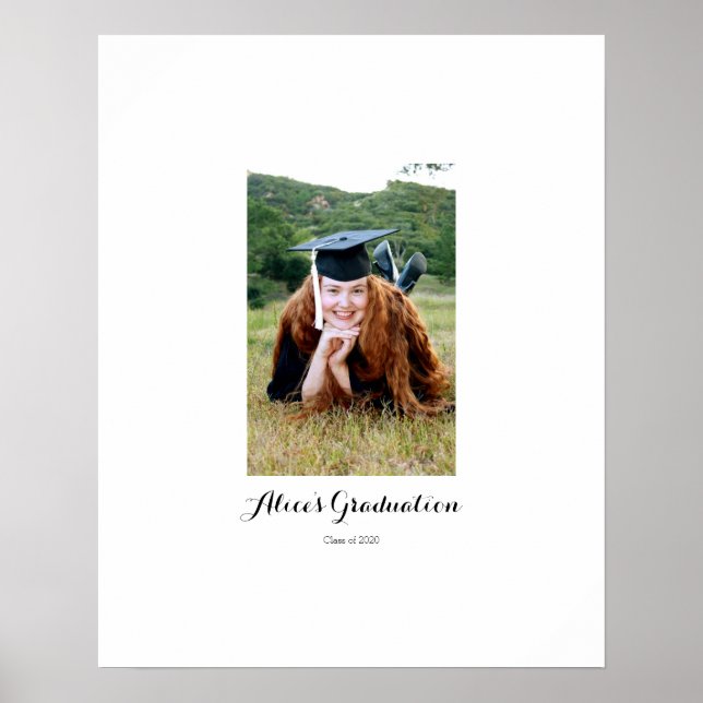 Poster Graduation Grad Graduation Graduation fête connexi (Devant)