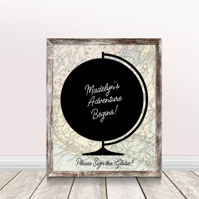 Poster Graduation Livre d'invité Alternative Aventure com (Créateur téléchargé)