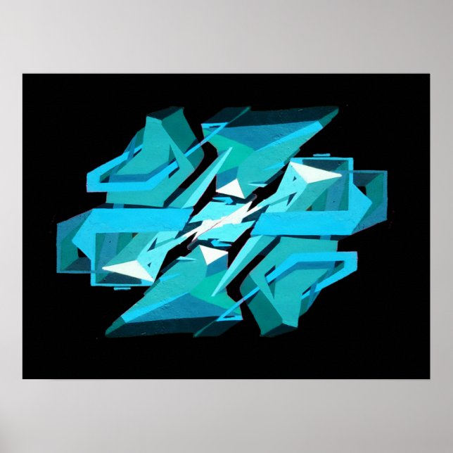 Poster Graffiti 3D (Devant)