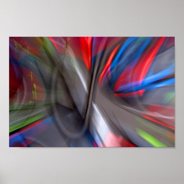 Poster Graffiti Abstrait (Devant)