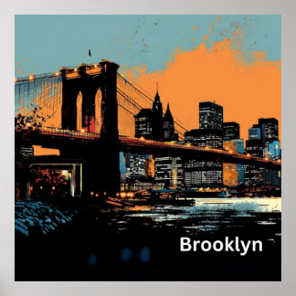 Poster Graffiti Brooklyn