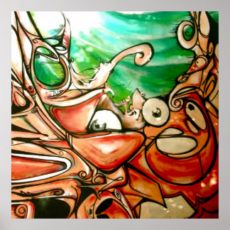 Poster Graffiti - Ce qui se cache sous