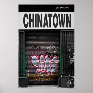 Poster Graffiti de Chinatown