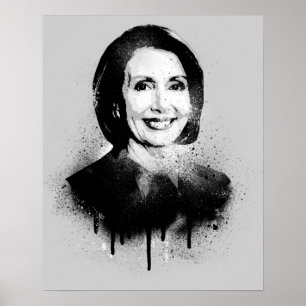 Poster Graffiti de Nancy Pelosi