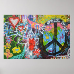 Poster Graffiti de Prague