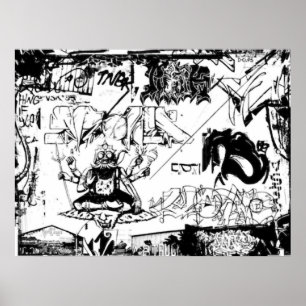 Poster Graffiti Delft