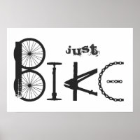 Graffiti "Just Bike" de Bike Parts & Tire Traces