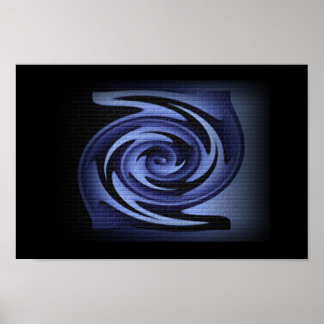 Poster Graffiti ouragan