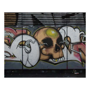 Poster Graffiti Skull