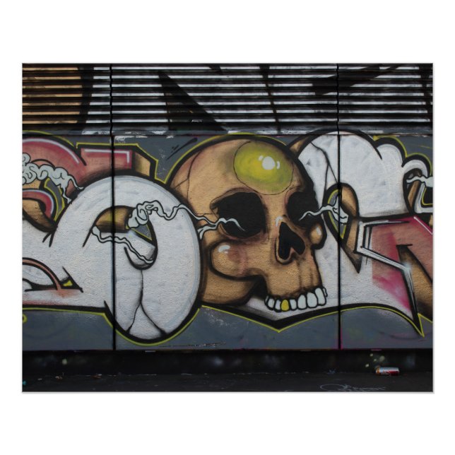 Poster Graffiti Skull (Devant)