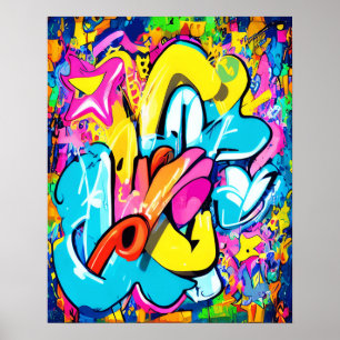 Poster Graffiti Street Art urbain : Cool et design origin