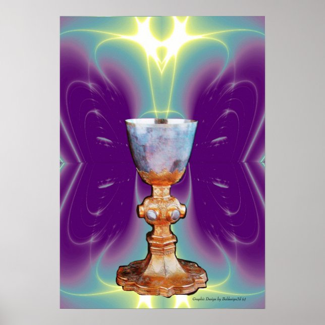 POSTER GRAIL / CHALICE DE MASSE SAINTE (Devant)