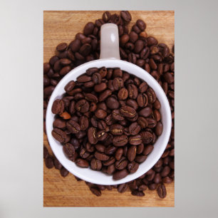 Poster Grains de café