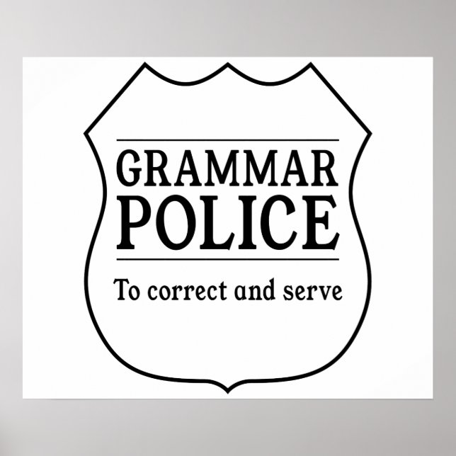 Poster Grammaire (Devant)