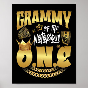 Poster Grammy Du Célèbre Un Vieux Hip hop 1er