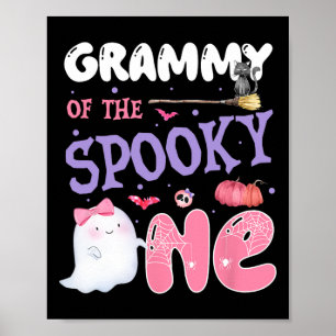 Poster Grammy Du Éffrayant Un 1Er Anniversaire Halloween 