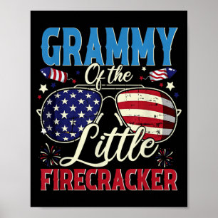 Poster Grammy du petit feu d'artifice du quatre juillet