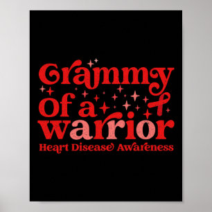 Poster Grammy D'Un Guerrier Sensibilisation Aux Maladies 