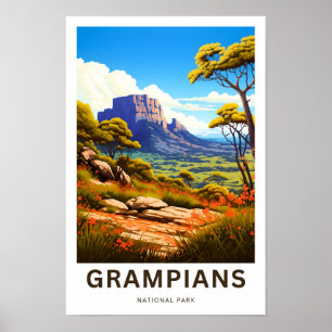 Poster Grampians National Park Travel Imprimer