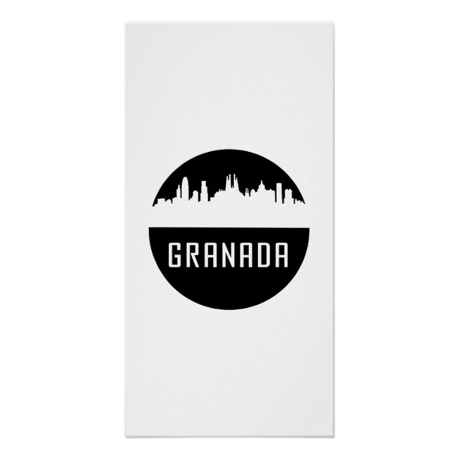Poster Granada | cities of Spain (Devant)