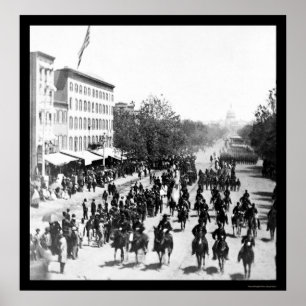 Poster Grand Army Review à Washington, DC 1865