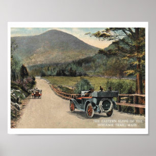 Poster Grand Barrington mA, traînée de Mohawk, cru 1915