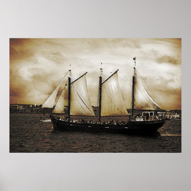 Poster Grand bateau Silva (Devant)