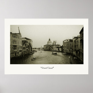 Poster Grand canal