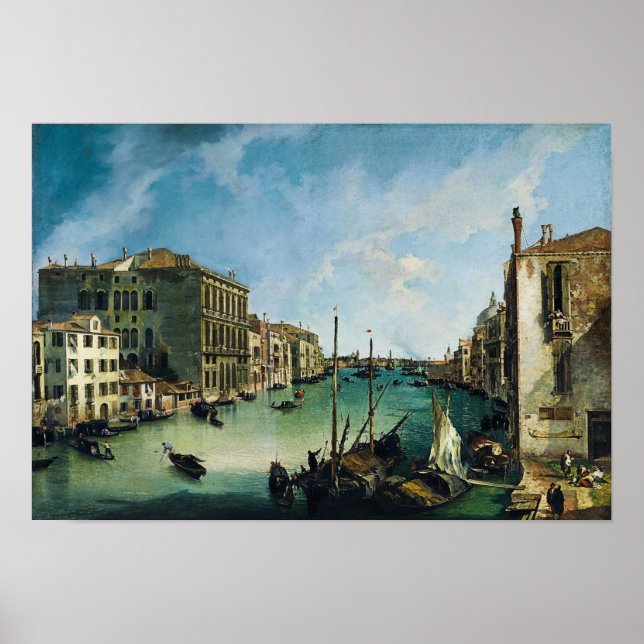 Poster Grand Canal de Canaletto (Devant)