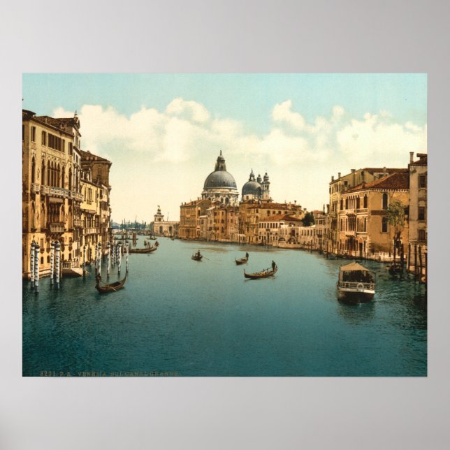 Poster Grand Canal I, Venise, Italie (Devant)