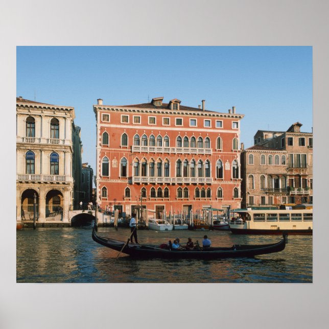 Poster Grand Canal, Venise, Vénétie, Italie (Devant)