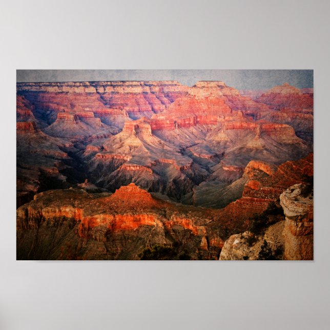 Poster Grand Canyon, coucher de soleil de l'Arizona styli (Devant)