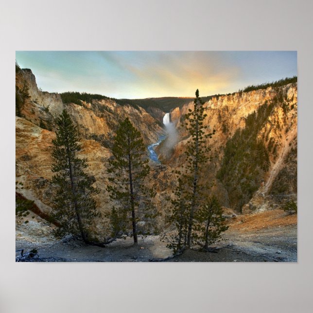 Poster Grand Canyon de Yellowstone, Yellowstone (Devant)