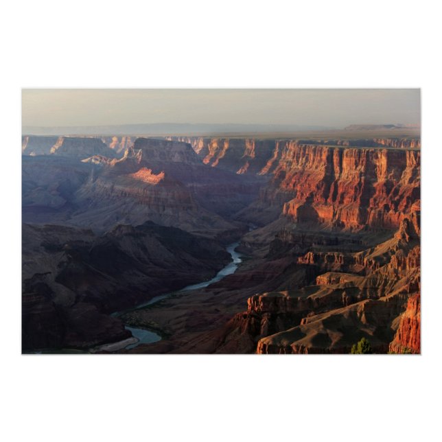 Poster Grand Canyon et le fleuve Colorado en Arizona (Devant)
