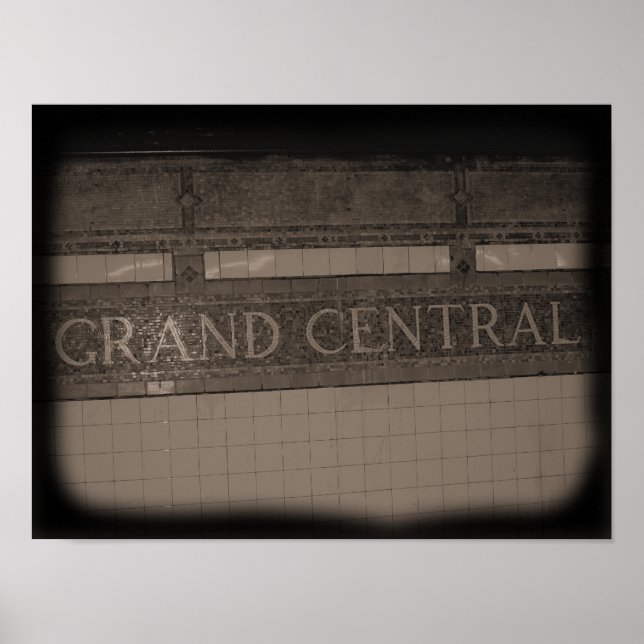 Poster Grand Central Station (Devant)