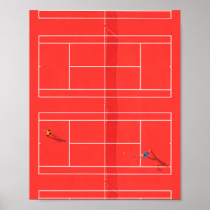 Poster Grand Chelem de tennis français