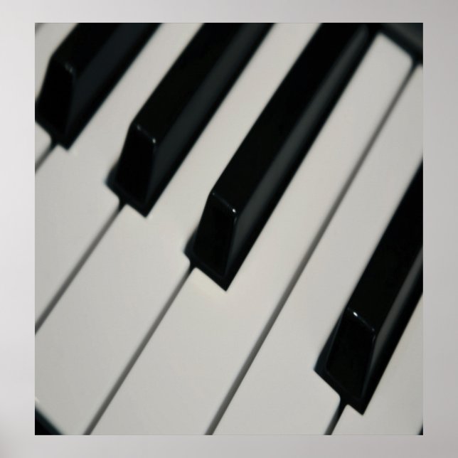 Poster Grand Clavier Piano 32" X 34" (Devant)